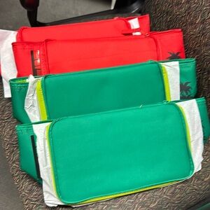 Highly anticipated viral Trader Joe’s MINI insulated bag in holiday red & green